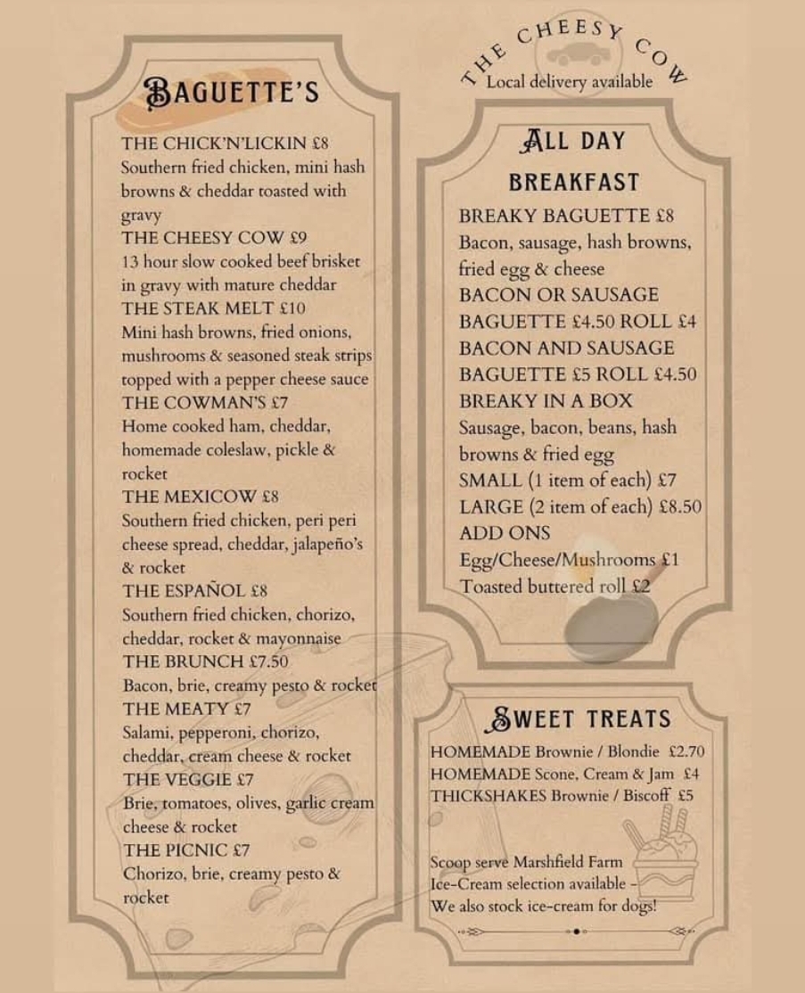 Takeaway Menu Part One Full